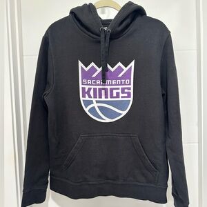Fanatics Black Sacramento Kings Crewneck Sweatshirt Size Medium with Purple Logo